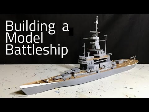 How to Make a Model Battleship from Cardboard