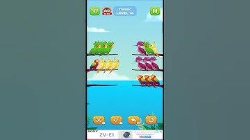 Bird Sort Puzzle l Classic Level 14 to 15 l Bird Sort Color Puzzle l Bird Sort Puzzle Challenge