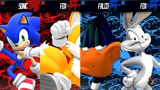 Bugs Bunny & Daffy Duck vs Sonic & Tails - Requested Smash Battle