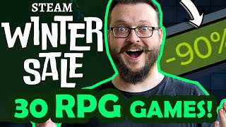 Steam Winter Sale 2022 - 30 RPG Games! Best Deals You CAN'T MISS!