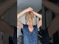 Slow MESSY BUN tutorial!! #Shorts