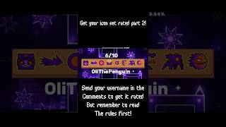 Rating your geometry dash icon sets!