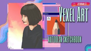 Vexel Art Time-Lapse Jethdraw