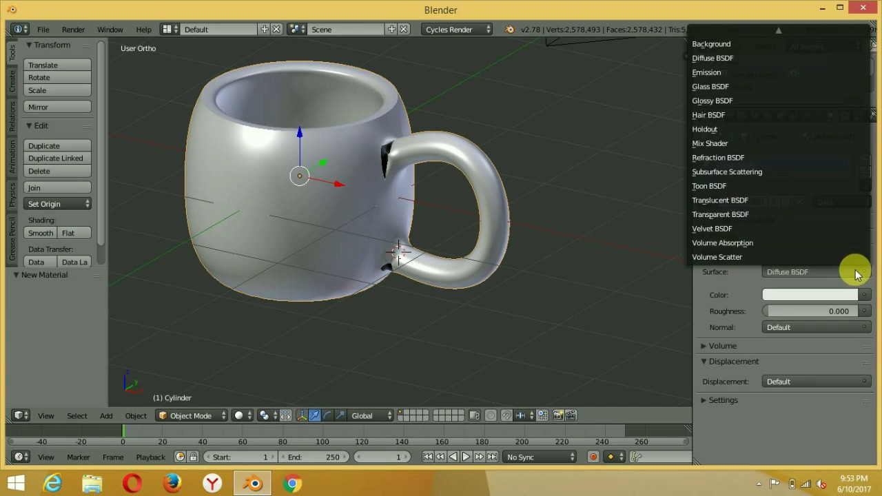 Mug design in BLENDER YouTube