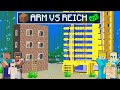 Billy Familie Arm vs Ukri Familie Reich STRAND HOTEL Bau Challenge in Minecraft