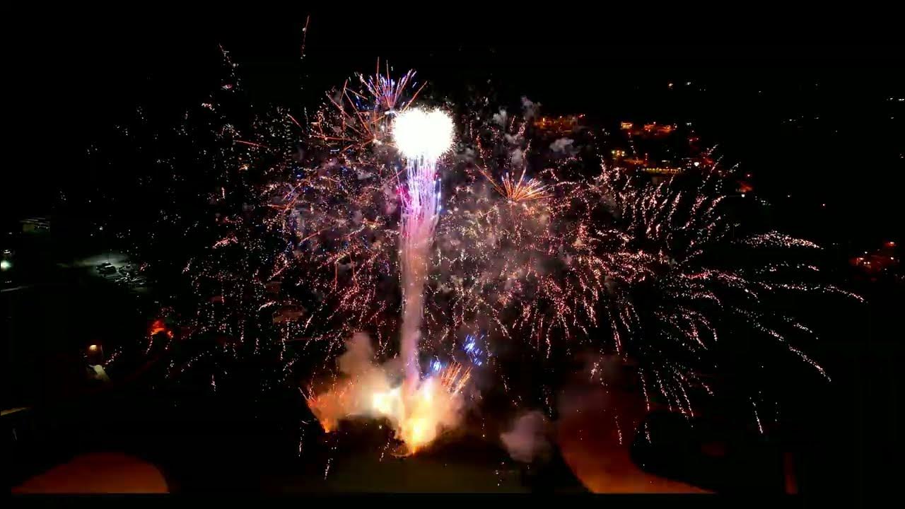 Drone View of Haddon Township New Jersey Fireworks 2022 YouTube