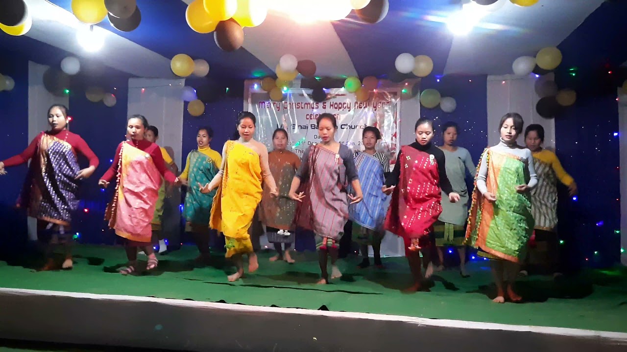 Karbi gospel dance  ranam jisu pen jongsi ekai che long ver te