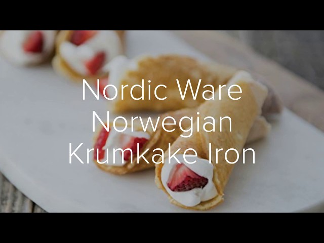 Nordic Ware Norwegian Krumkake Iron 