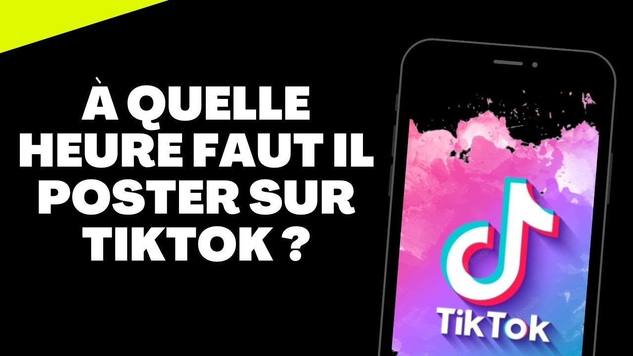 À quelle heure faut il poster sur TikTok - YouTube
