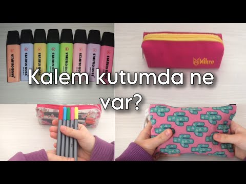 Kalem kutumda ne var? | Ecrin’s diary 🎶