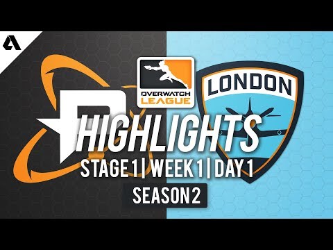 Philadelphia Fusion vs London Spitfire | Overwatch League S2 Highlights - Stage 1 Week 1 Day 1