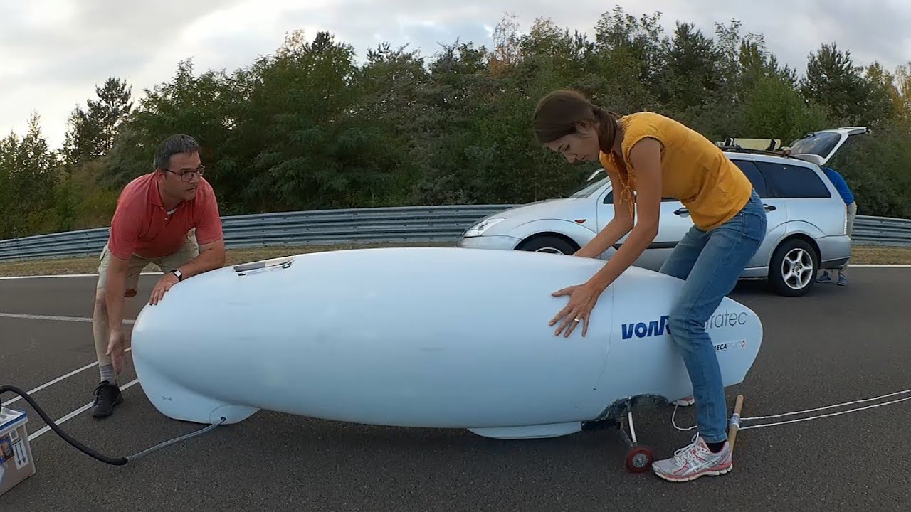 HUMAN POWERED Land Speed -  ONE HOUR ATTEMPT - Francesco RUSSO