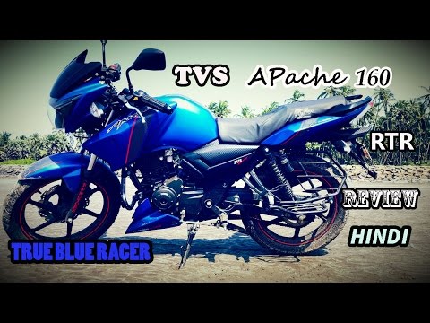 Black Matte Blue Tvs Apache Rtr 160 New Model Colours