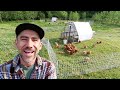 Neighbors help with a work party/ Building our farm VLOG