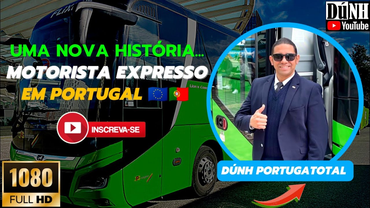 🇪🇺🇵🇹 Uma nova história, Motorista EXPRESSO/RODOVIÁRIO em Portugal... #dunh #flixbus #carris #MAN