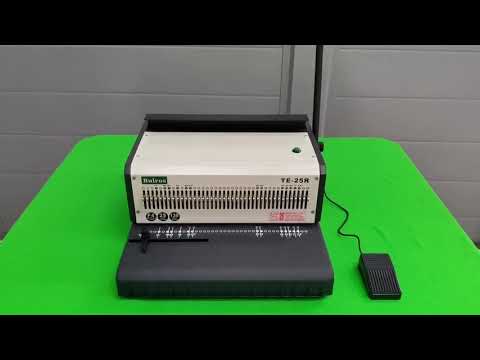 Электрический переплётчик металлической пружиной Bulros TE 25R