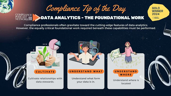 Compliance Tip of the Day – Data Analytics – The Foundational Work
