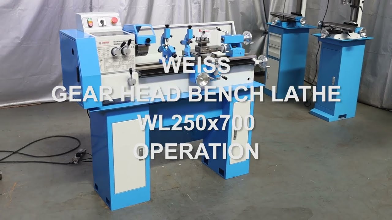 WEISS LATHE WL250X700 Operation DEMO - YouTube