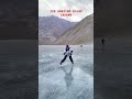 LEH LADAKH 2024 || ICE SKATING AT FROZEN INDUS RIVER || ICE HOCKEY TEAM LADAKH || LADAKH