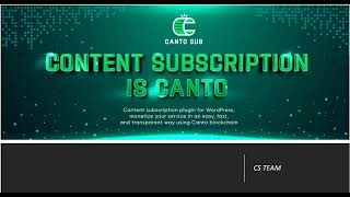 The COH | C1:S5 | Project Presentation | Canto Sub