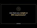 Airsculpt faq are there any weight  bmi requirements