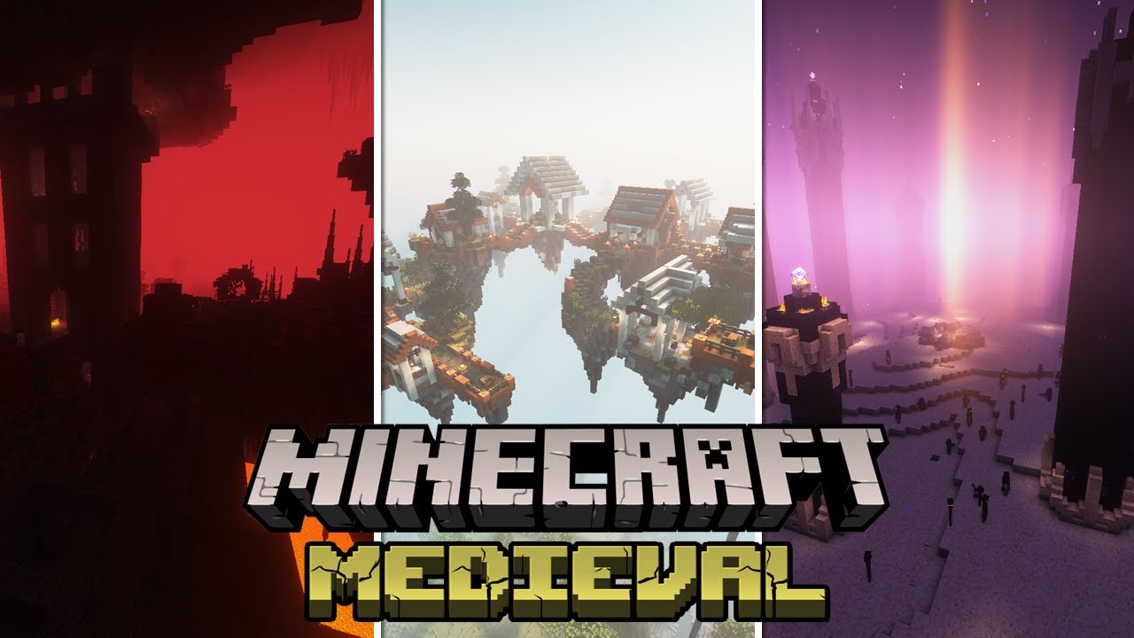 Como Zerei o MELHOR Mod de Minecraft MEDIEVAL - YouTube