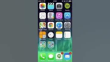 iOS 7 - Transition design - Being sent to another app