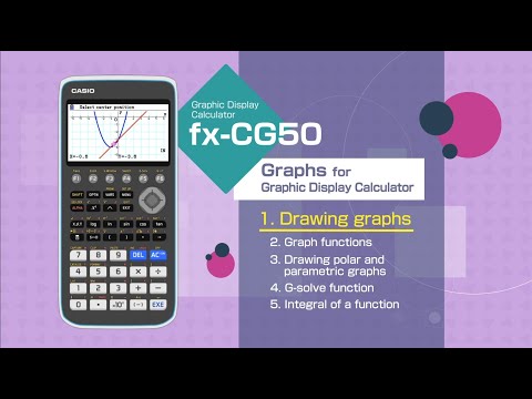 CASIO Graphic Display Calculator -Graphs 1.Drawing graphs