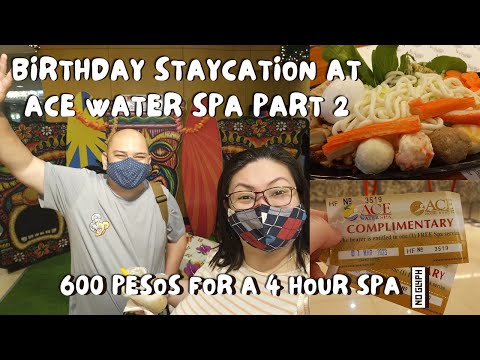 Trying out Ace Water Spa and eating Shabu Shabu for lunch! A relaxing overnight gate away in Pasig