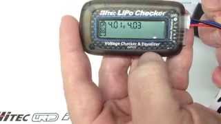 Hitec Lipo Battery Checker Balancer - How To