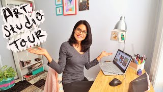 My New Art Studio in Brooklyn! (NYC Apartment Tour)