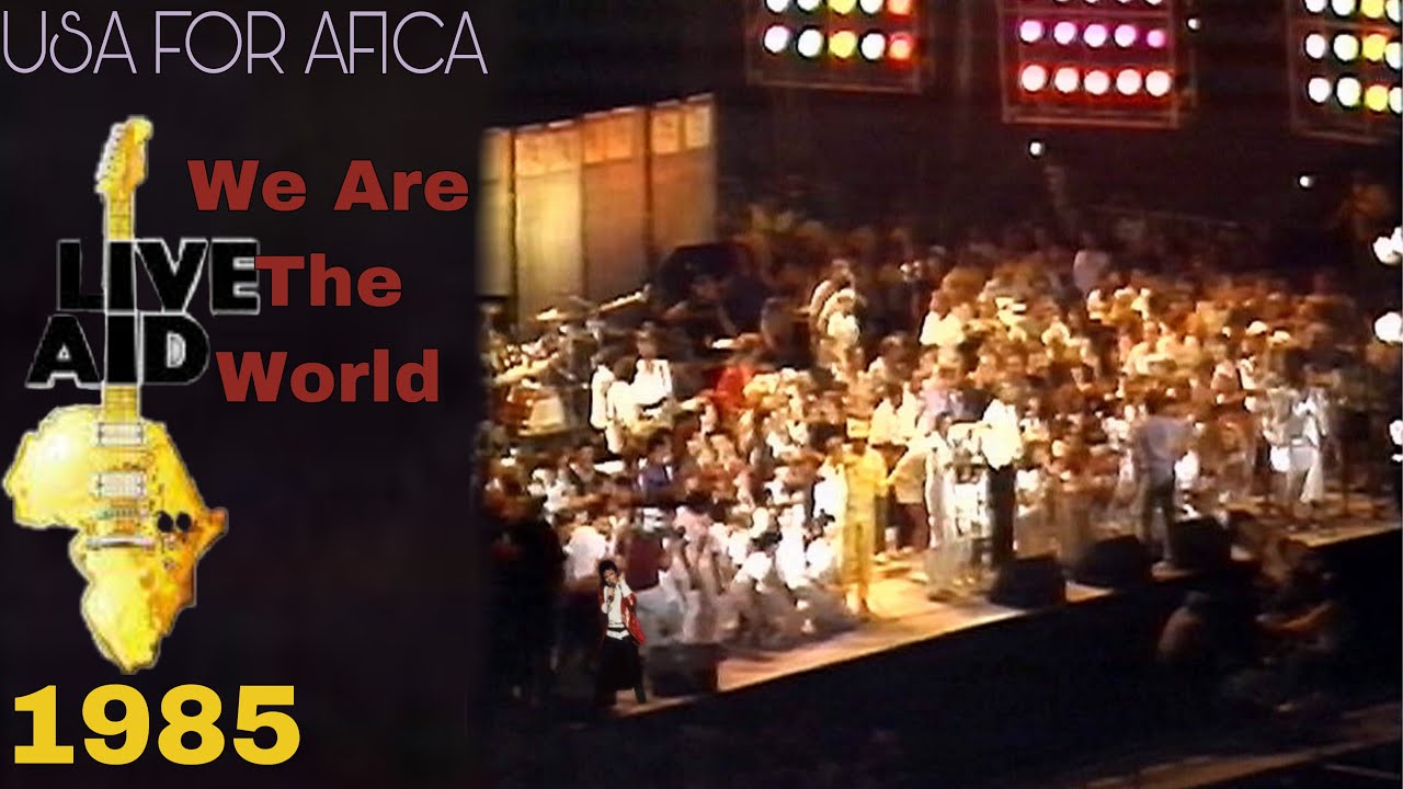 (BONUS) WE ARE THE WORLD - LIVE AID (1985) - Fanmade Show | Michael