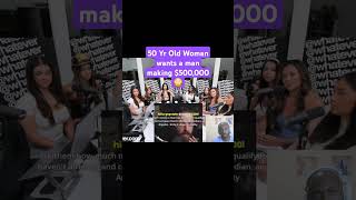 She wants a man making $500,000 to date her #dating #datinglife #shorts Wealth