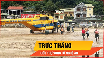 Bộ Quốc phòng huy động trực thăng mang hàng cứu trợ vùng lũ Nghệ An | Thời sự