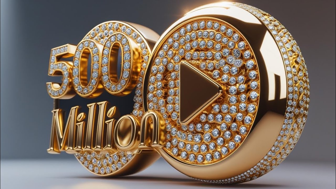 This is what the 500 million subscribers play button looks like (review)
