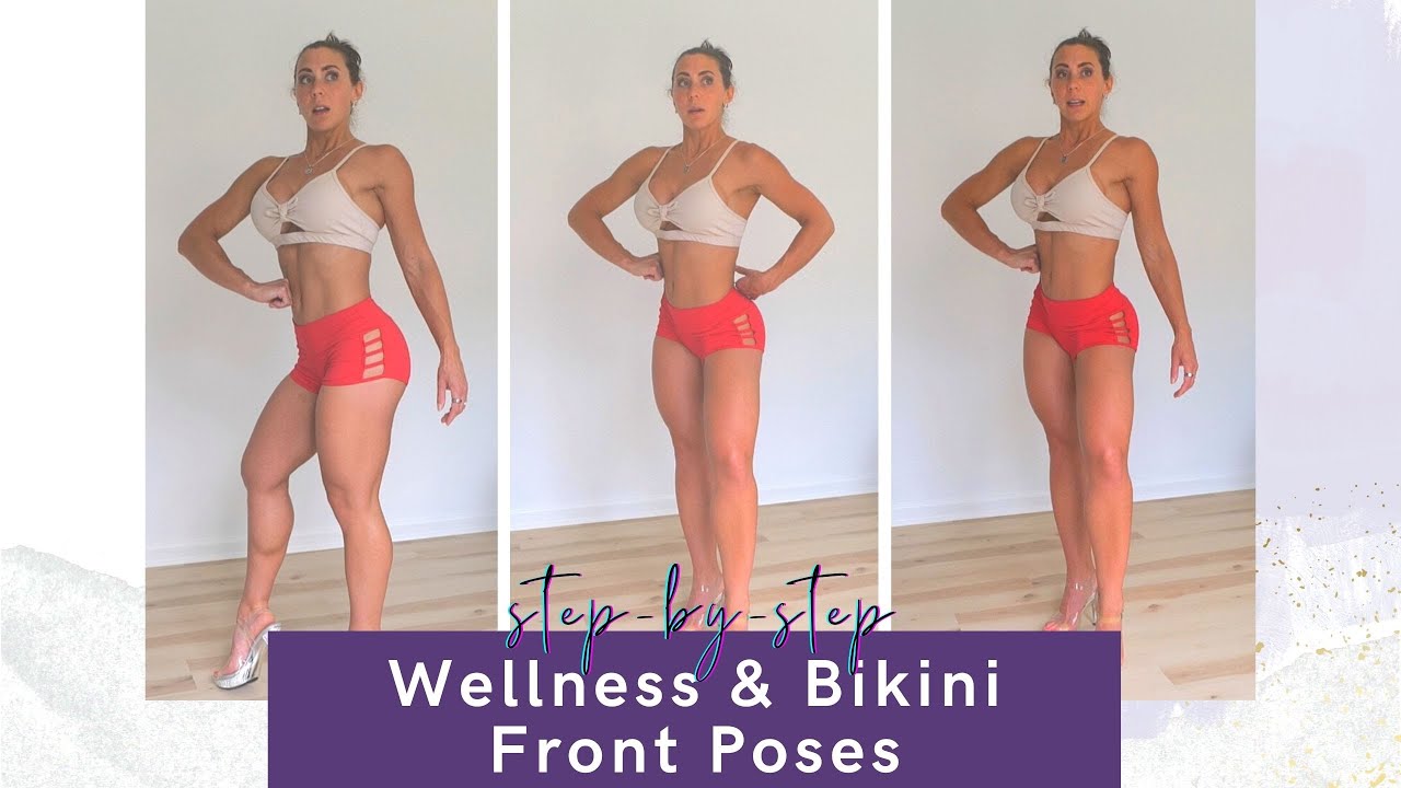 StepbyStep NPC IFBB Bikini or Wellness Posing Tutorial Front Pose