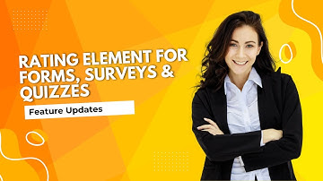 Rating Element for Forms, Surveys & Quizzes