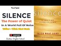 Full english audiobook of silence  the power of quiet in a world full of noiseby thich nhat hanh