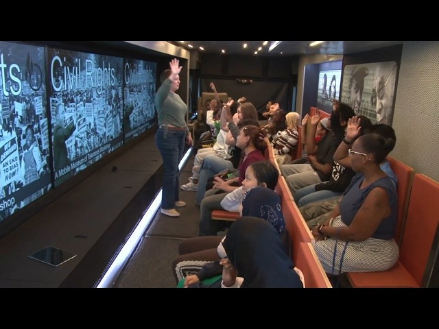 Mobile museum helps students confront prejudice & hate