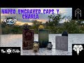 Vapeo engraved caps y charla