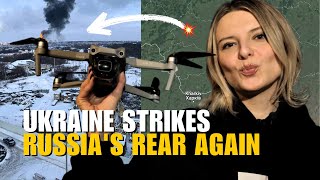 UKRAINIAN DRONES HIT OIL DEPOT IN ORYOL. Vlog 570: War in Ukraine