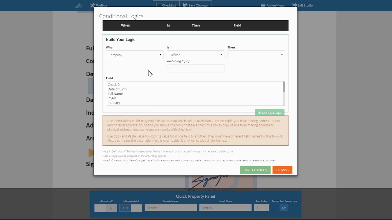 Conditional Logic - Making fields required - YouTube
