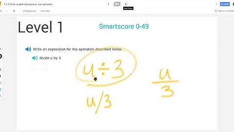 1.1.3 Write variable expressions: one operation