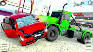 American Car and Monster Trucks Derby Demolition Game - Train Car Derby - Android Gameplay. screenshot 3