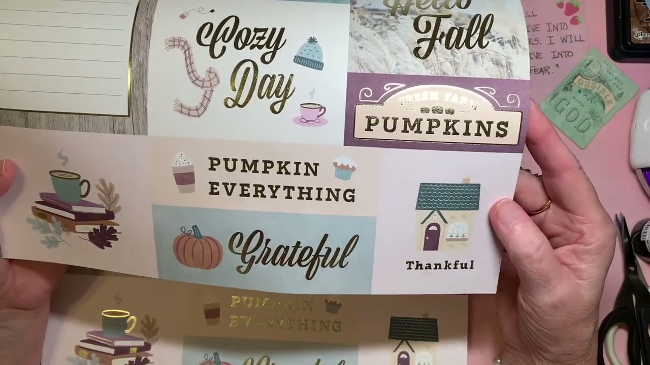 Michaels Has a Sweet Fall Paper Pad on Sale (let's thumb through it)