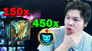Opening 150+ Hextech Chests and Rerolling 450+ Skin Shards in 1 Sitting