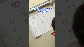 Fun With Shapes Activity for Kids Learn ABC Math Spahes