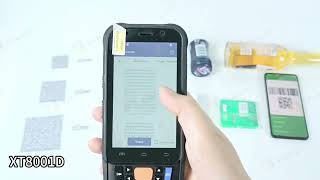 XT8001D Android 15 PDA – 4″ Screen, 1D/2D Barcode Scanner, NFC, 4G, 288g Ultra‑Light