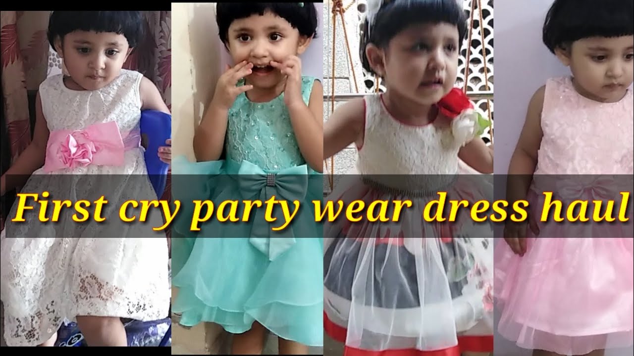 firstcry party wear dresses