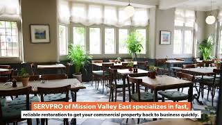 For Fast And Reliable Services, Call Servpro Of Mission Valley East